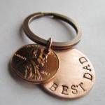 Dad Lucky Penny Key Chain