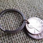 Dad Lucky Penny Key Chain